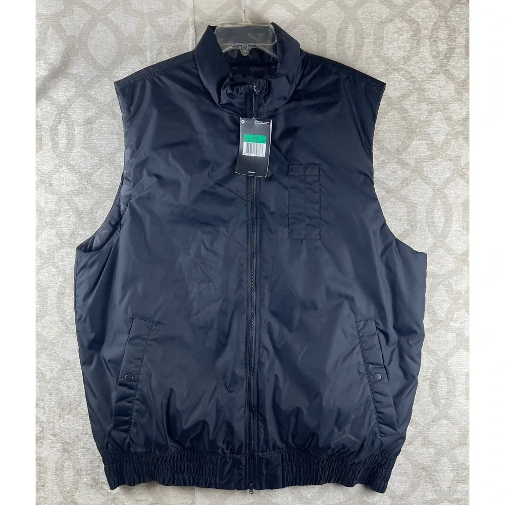 Jordan Jumpman Reversible Puffer Vest Mens XL Black Grey‎ Camo Pockets Zip